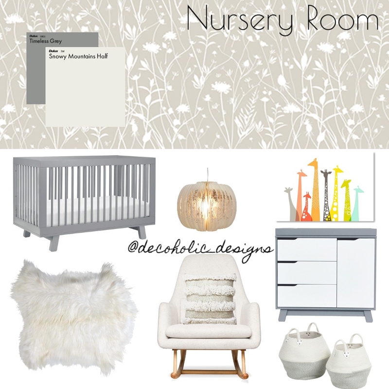 Nursery Room Mood Board by decoholic designs on Style Sourcebook