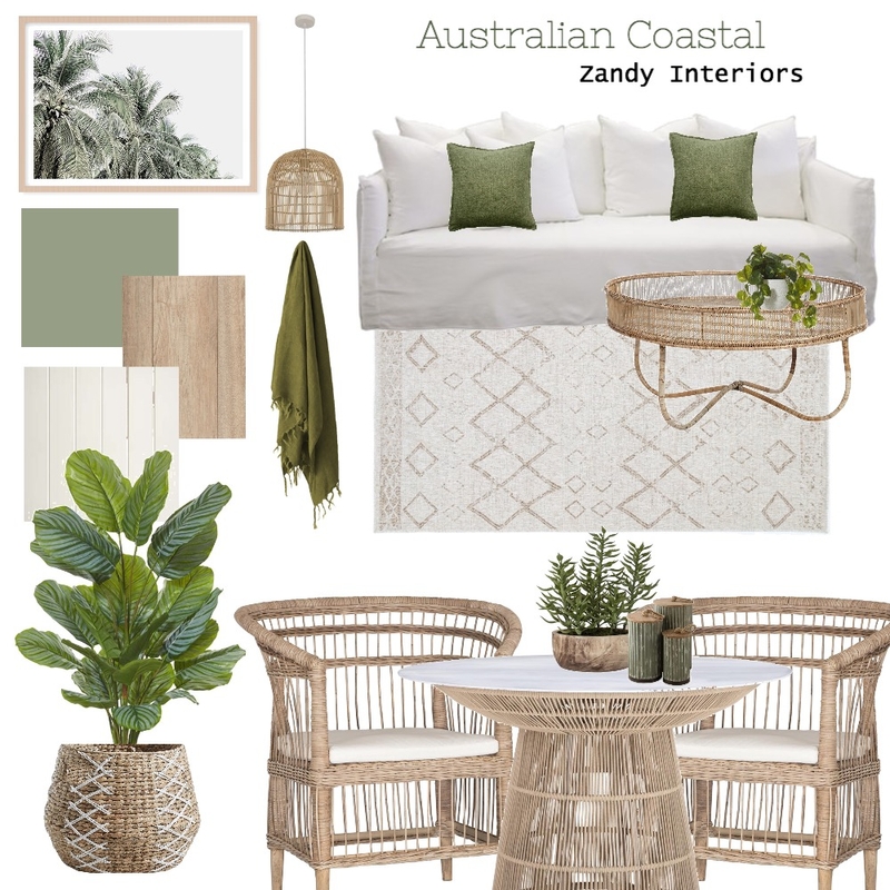 Australian Coastal Mood Board by Zandy Interiors on Style Sourcebook