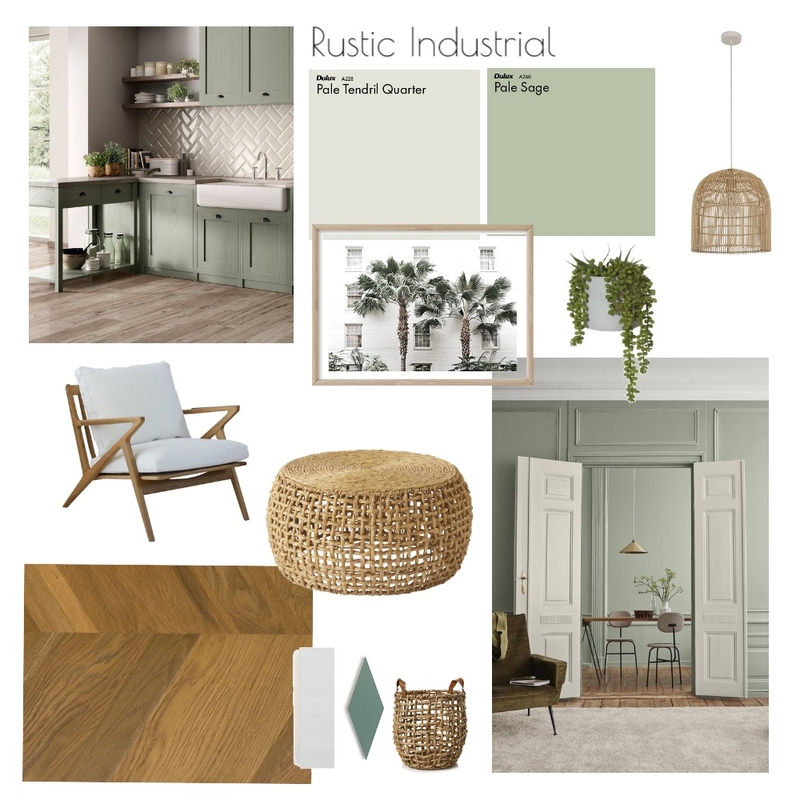 Rustic Industrial Mood Board by MadelineK on Style Sourcebook