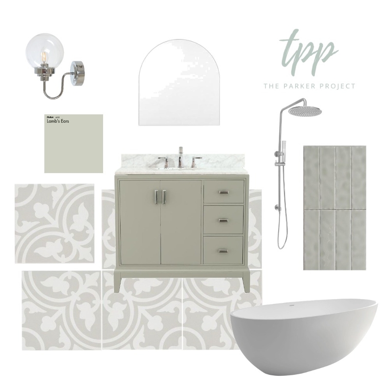 Herceg House - Sage bathroom Mood Board by TheParkerProject on Style Sourcebook