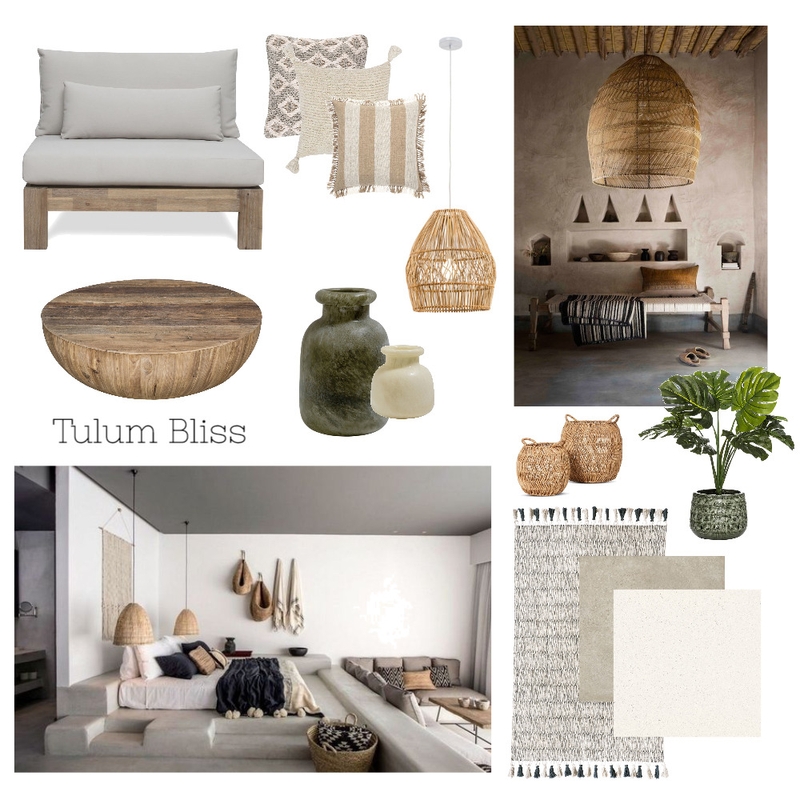 Tulum Bliss Mood Board by Maria Manrique on Style Sourcebook