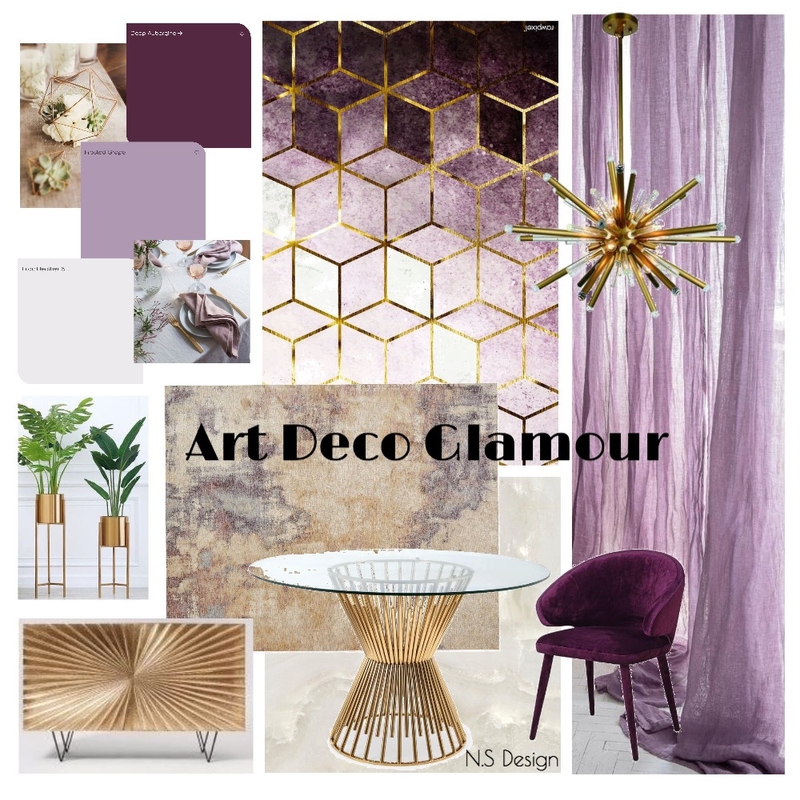 Art Deco Glamour V1 Mood Board by Naomi.S on Style Sourcebook