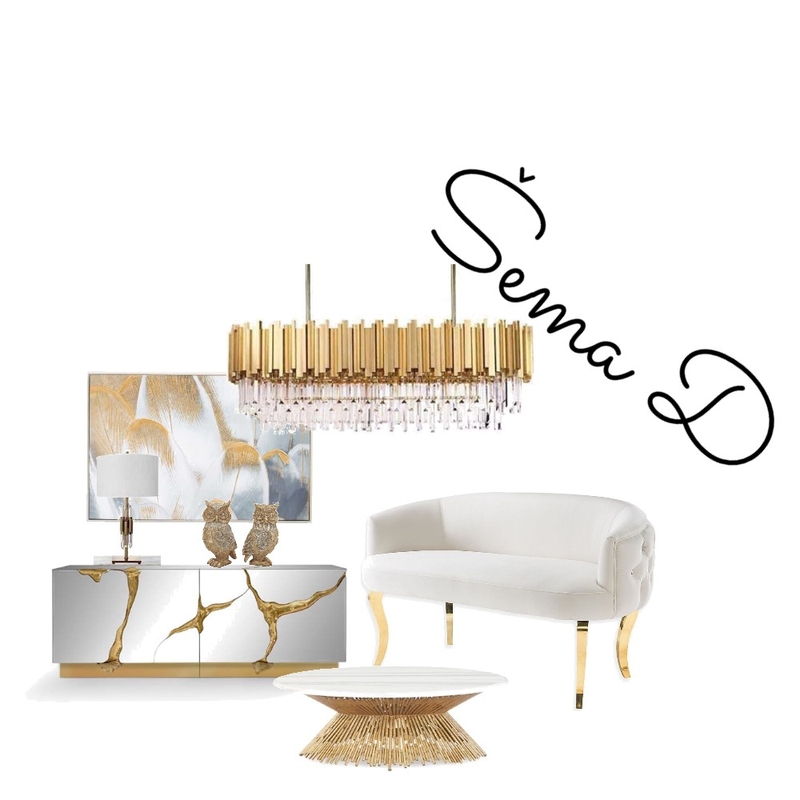 Elegant golden living room Mood Board by Simona Jack on Style Sourcebook