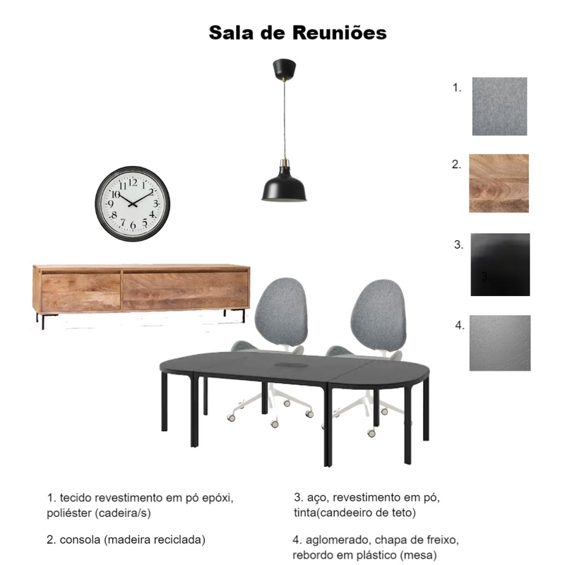 Moodboard sala de reuniões - coworking Mood Board by carolina140699 on Style Sourcebook