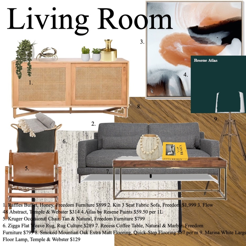 Living room mood board Mood Board by Karenharding74 on Style Sourcebook