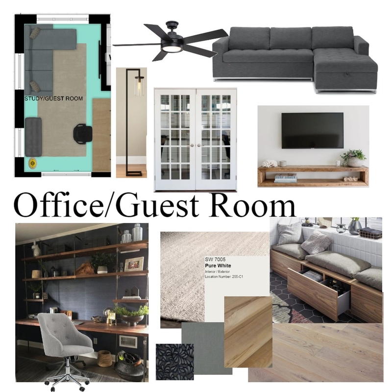 Office/Guest Room Mood Board by amn111592 on Style Sourcebook