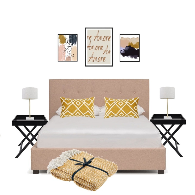 Modern Romantic Master Bedroom Mood Board by Maven Interior Design on Style Sourcebook
