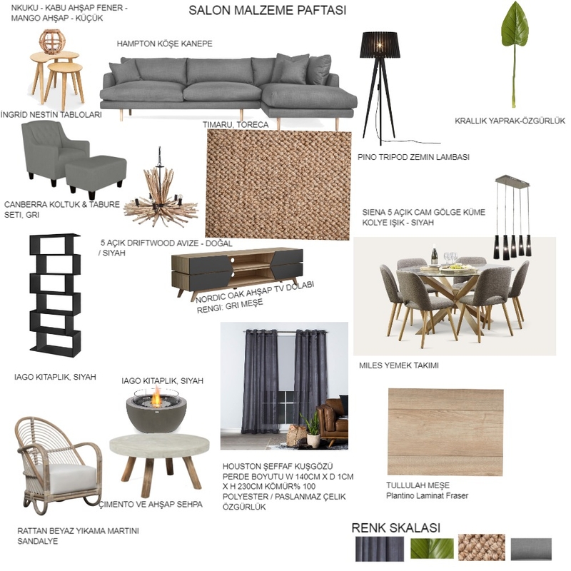 SALON MALZEME PAFTASI Mood Board by agit on Style Sourcebook