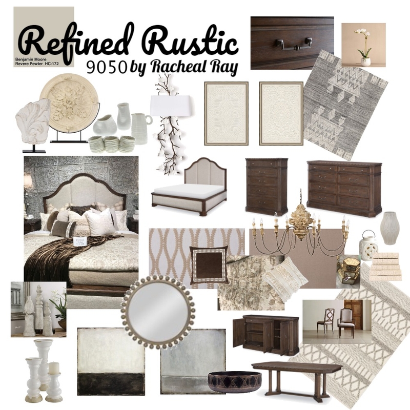 Refined Rustic Mood Board by showroomdesigner2622 on Style Sourcebook