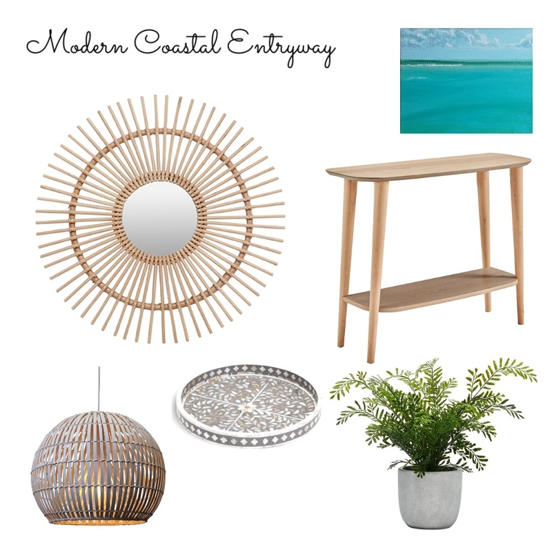 Modern Coastal Entryway Mood Board by Champagne Kalokelani on Style Sourcebook