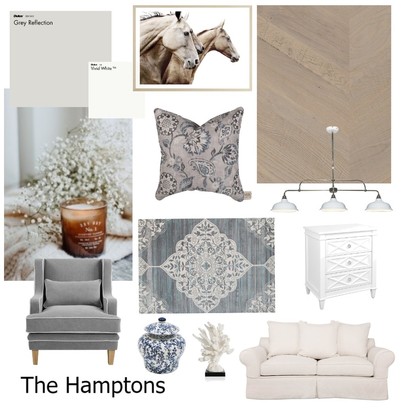 The Hamptons Mood Board by Unearth Interiors on Style Sourcebook