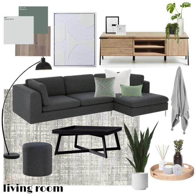Contemporary Living Room Mood Board by gchinotto on Style Sourcebook