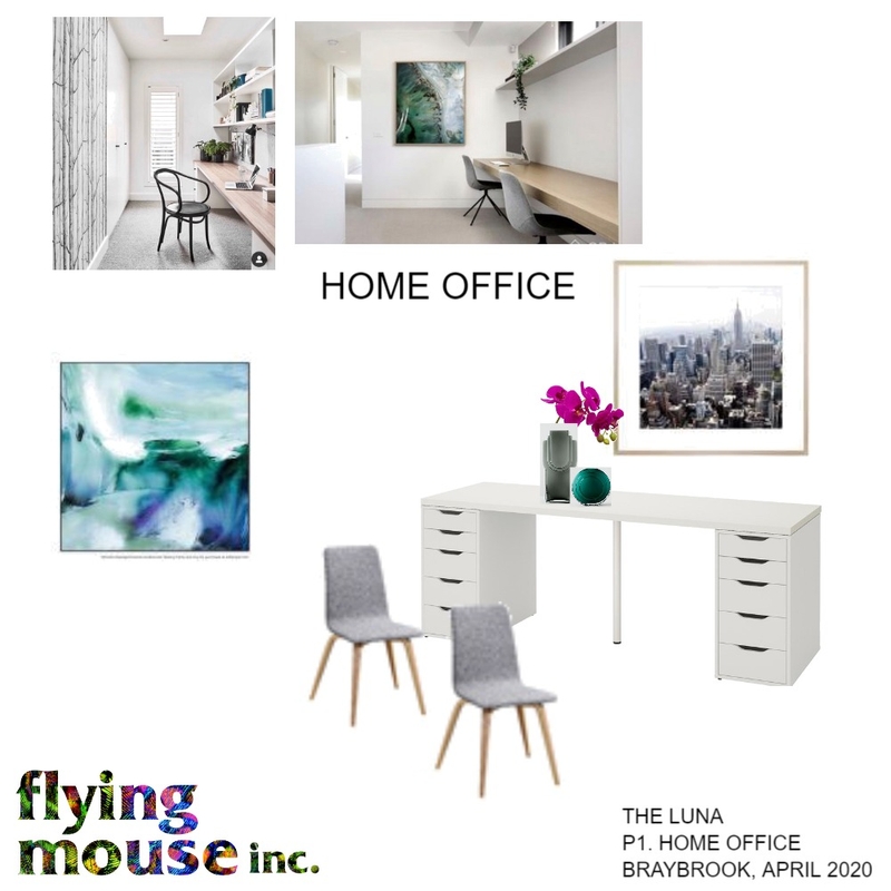 Luna -Home office Mood Board by Flyingmouse inc on Style Sourcebook