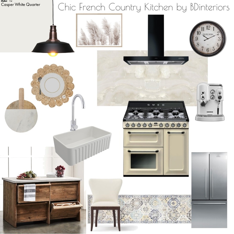 Chic French Country Kitchen Mood Board by bdinteriors on Style Sourcebook