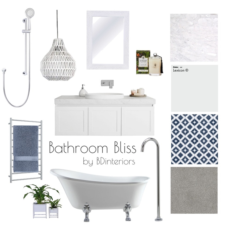 Bathroom Bliss Mood Board by bdinteriors on Style Sourcebook