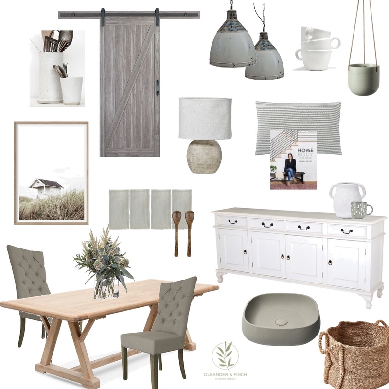 Farmhouse coastal Mood Board by Oleander & Finch Interiors on Style Sourcebook