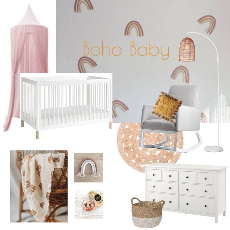 Boho Baby Mood Board by rebeccareeves on Style Sourcebook