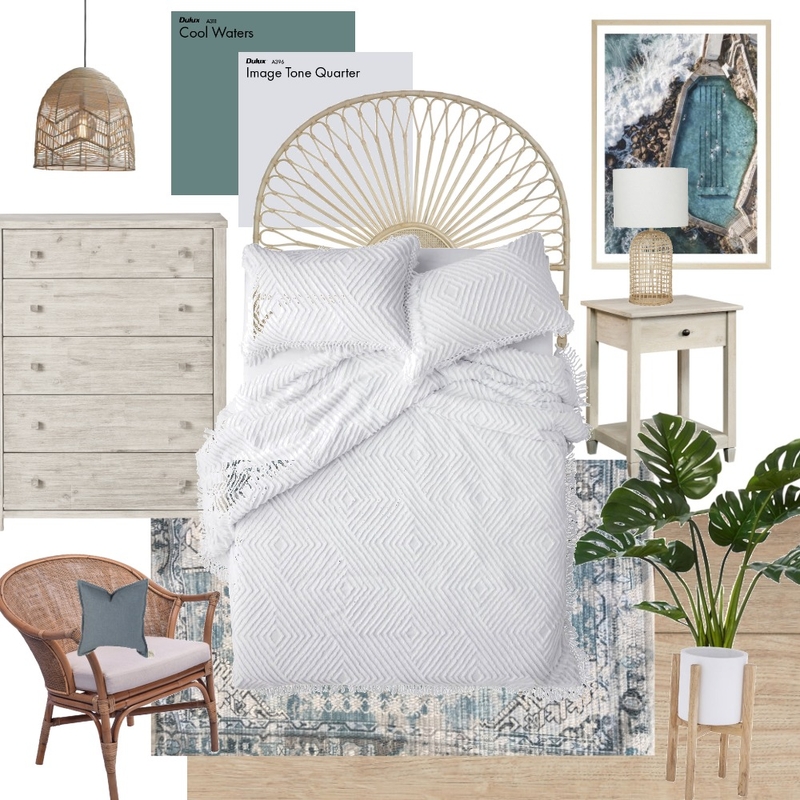 Coastal Bedroom Mood Board by Ash Roughan on Style Sourcebook