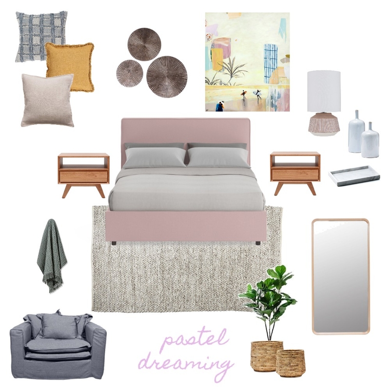 Pastel Dreaming Mood Board by Designing Spaces on Style Sourcebook