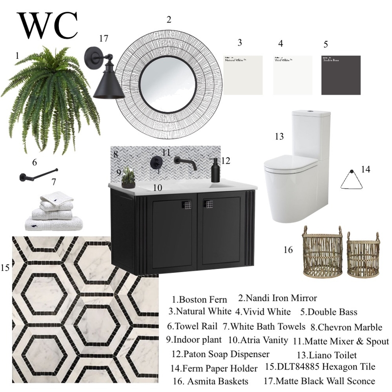Module 9 WC Mood Board by Calcarter on Style Sourcebook
