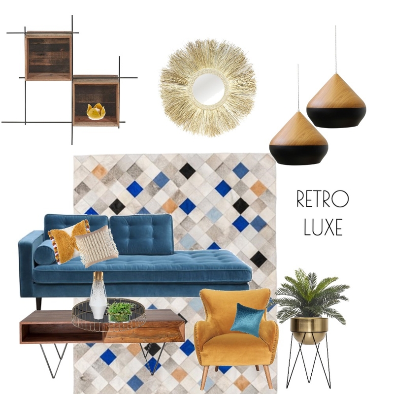 RETRO LUXE Mood Board by Angela Henley on Style Sourcebook