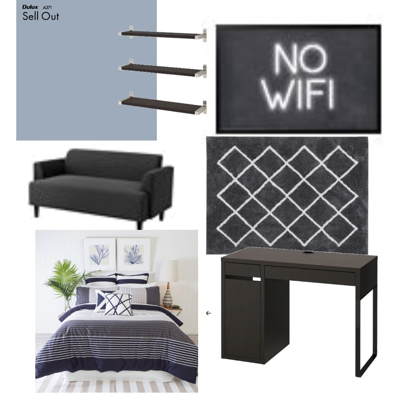 Pete's room Mood Board by Christine X on Style Sourcebook
