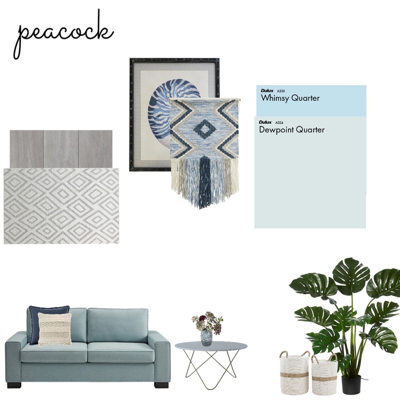 peacock moodboard Mood Board by tahliawaters on Style Sourcebook