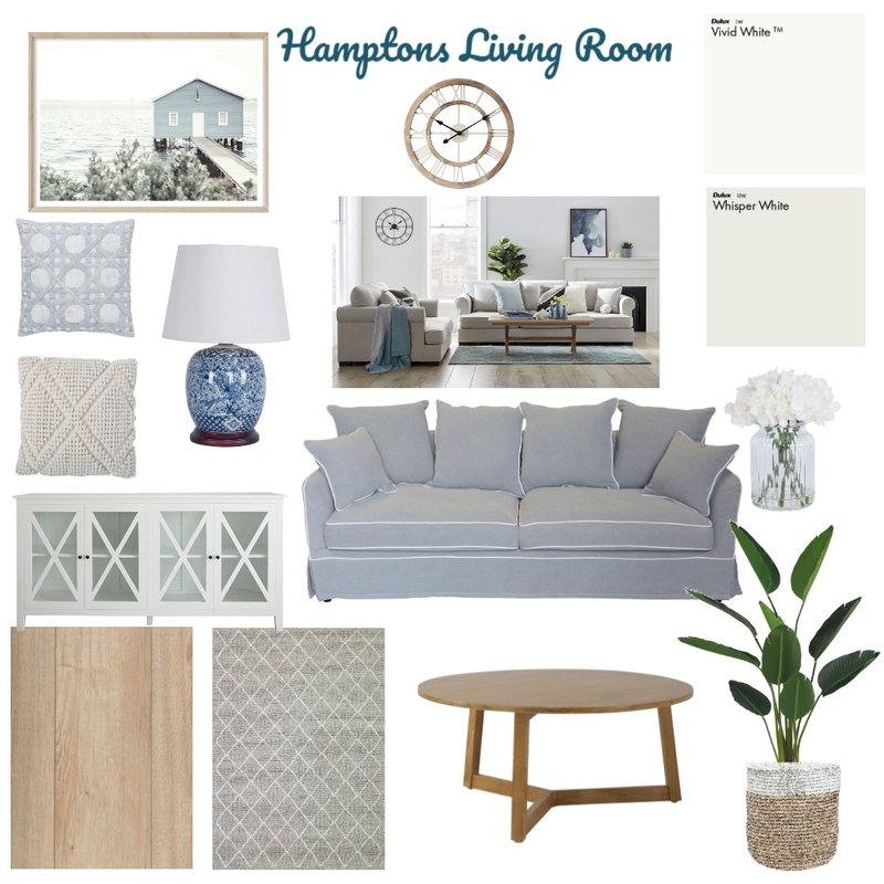 Hamptons Living Room Mood Board by calderakitchens2019 on Style Sourcebook