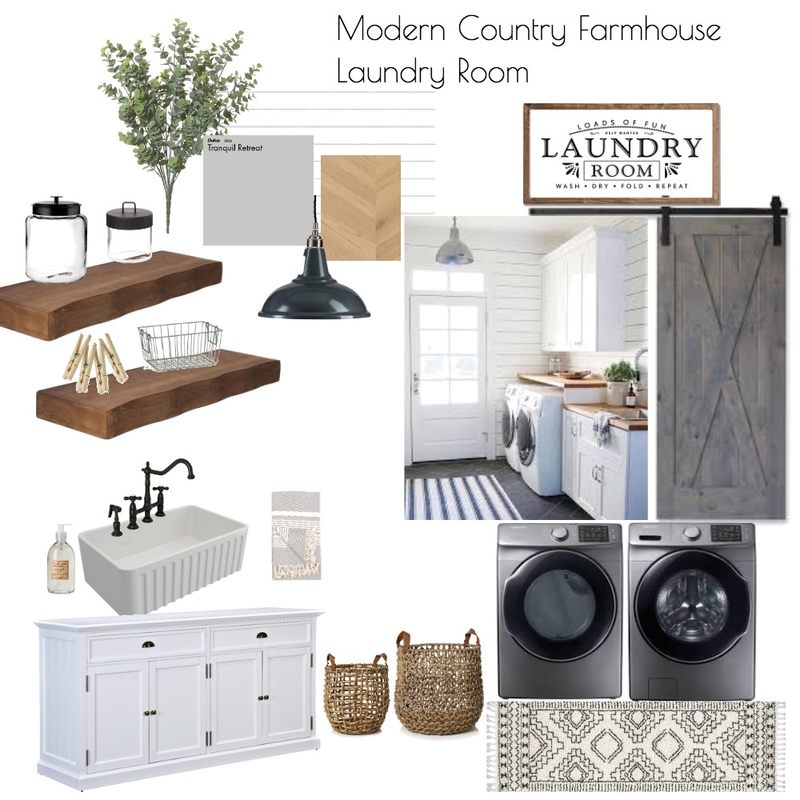 farm house laundry room DONE Mood Board by marydipietro on Style Sourcebook