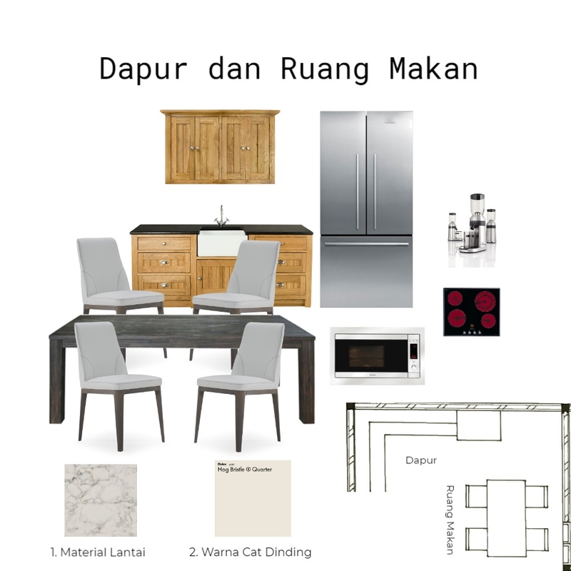 Kitchen and Dinning Room Mood Board by ilhamfauzan15 on Style Sourcebook