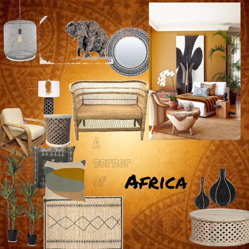 A corner of Africa Mood Board by Laczi Emôke on Style Sourcebook