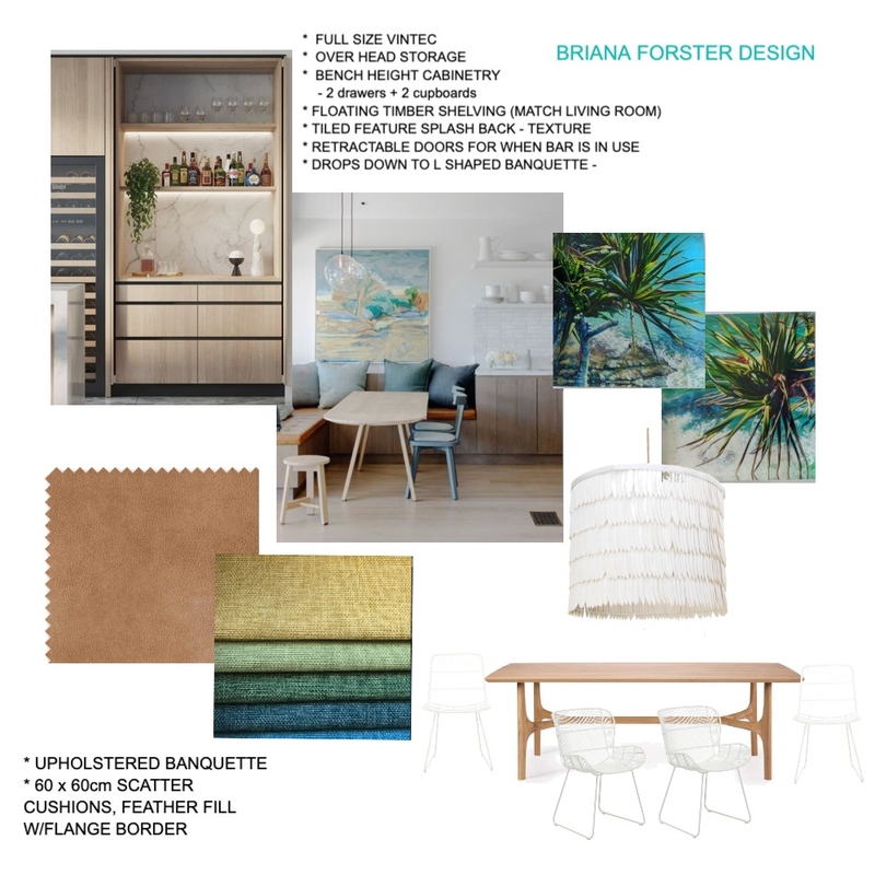 The Lanes Dining Room Mood Board by Briana Forster Design on Style Sourcebook