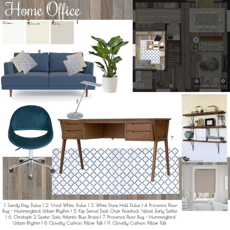 Home Office Mood Board by Ar. Abigael Margallo on Style Sourcebook