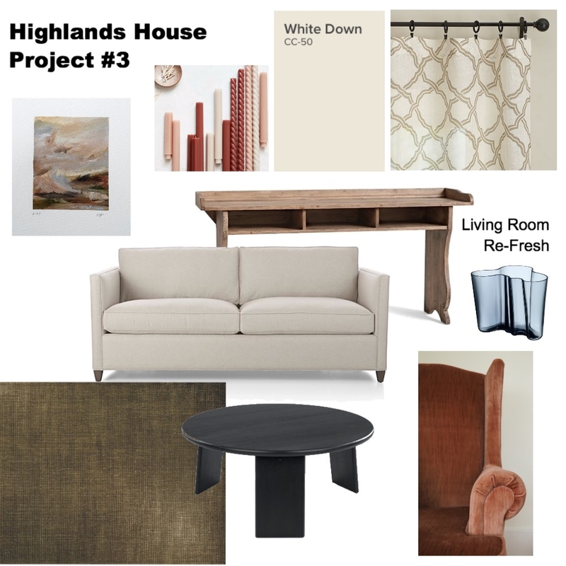HH Living Room Re-fresh - Edited Mood Board by Tenesee Thibault on Style Sourcebook