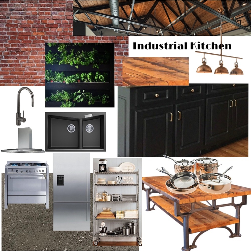 Industrial Kitchen Mood Board by Complete Harmony Interiors on Style Sourcebook