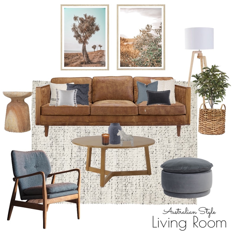 Australian Style Living Room Mood Board by MEGHAN ELIZABETH on Style Sourcebook