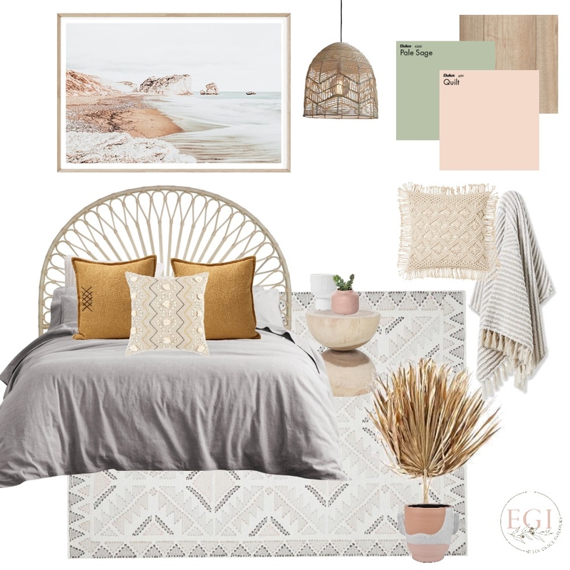 Coastal Bedroom Mood Board by Eliza Grace Interiors on Style Sourcebook
