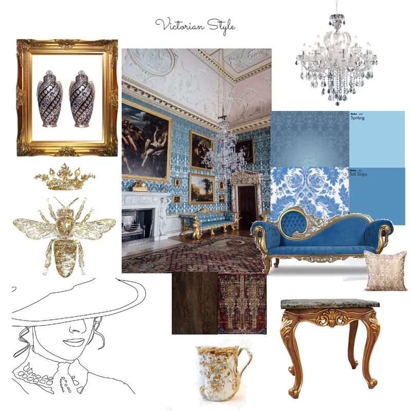Victorian Mood Board by Natalie Nemov on Style Sourcebook