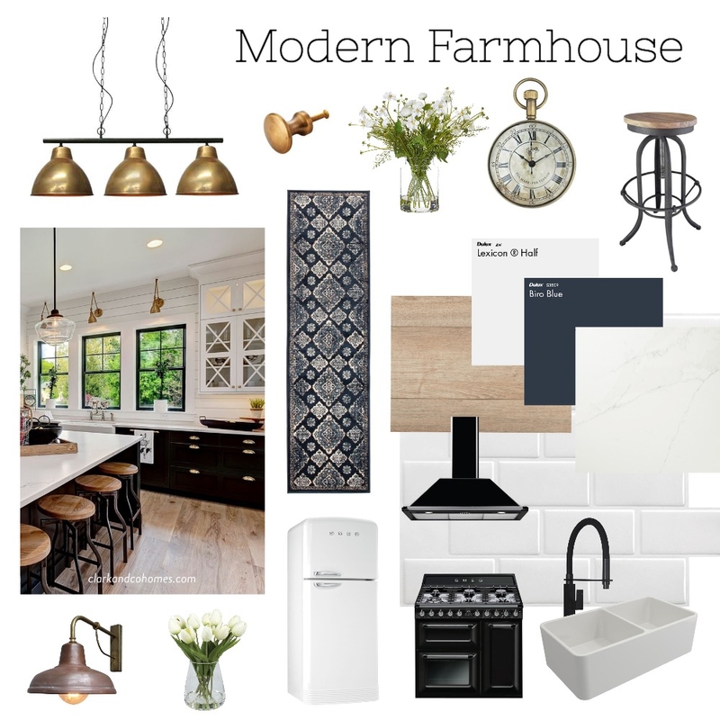 Modern Farmhouse Mood Board by Olive House Designs on Style Sourcebook