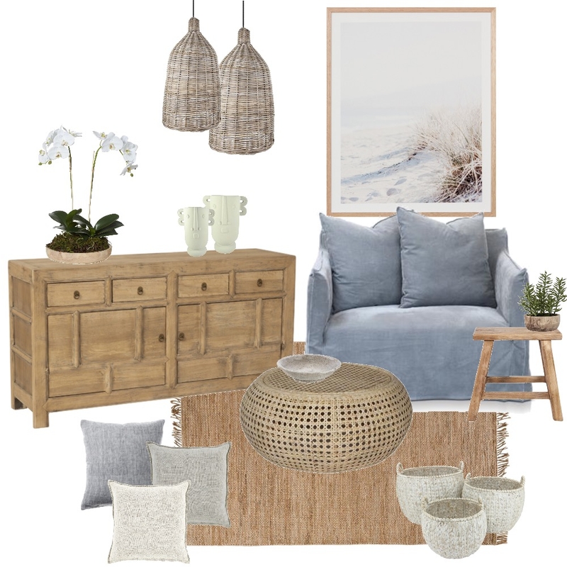 coastal Mood Board by In-House Style on Style Sourcebook