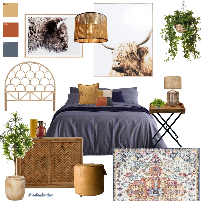 Bedroom Mood Board by @ourleafyabode on Style Sourcebook