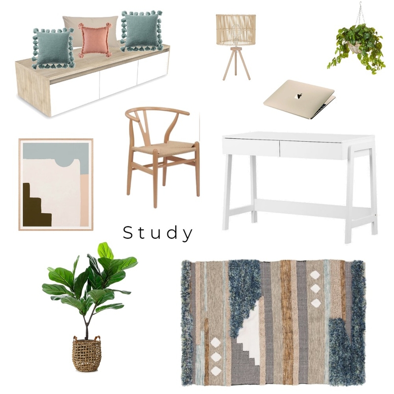 study Mood Board by Olivia Renée Designs on Style Sourcebook