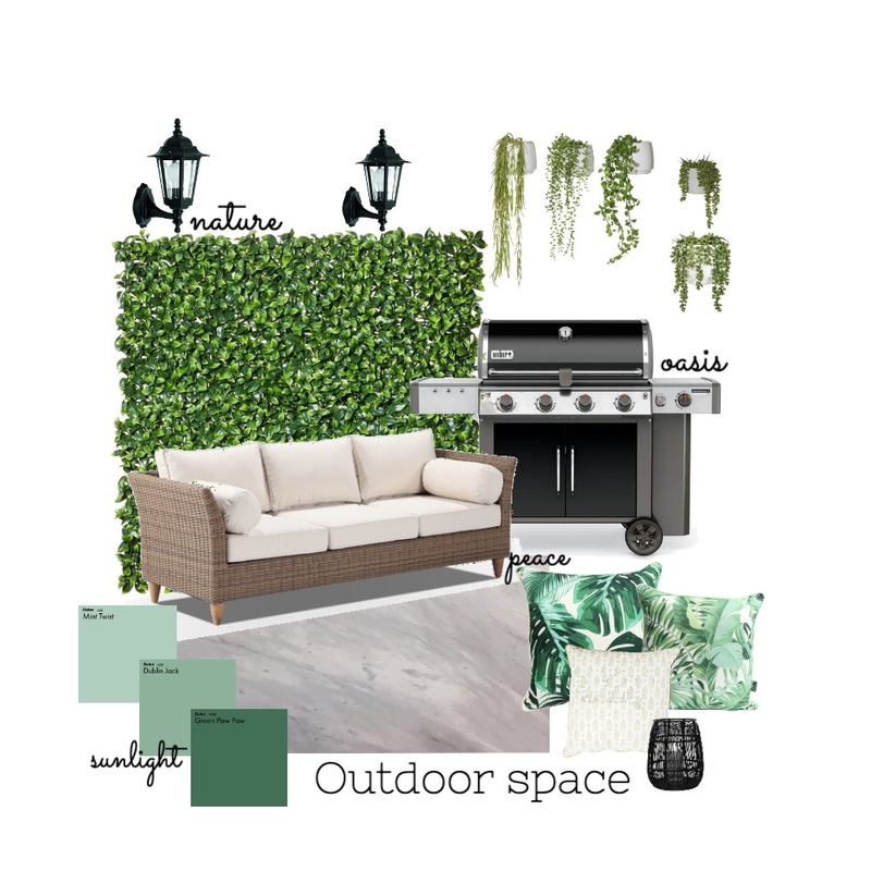 Outdoor space Mood Board by Blanca Gómez on Style Sourcebook
