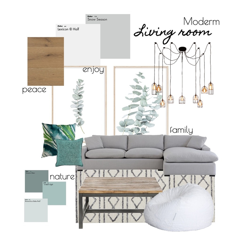 Living room Mood Board by Blanca Gómez on Style Sourcebook