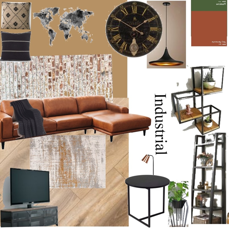 industrial living room Mood Board by MichaelaVardopoulos on Style Sourcebook