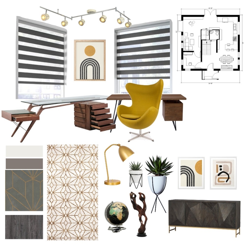 Study Mood Board by Valeria on Style Sourcebook
