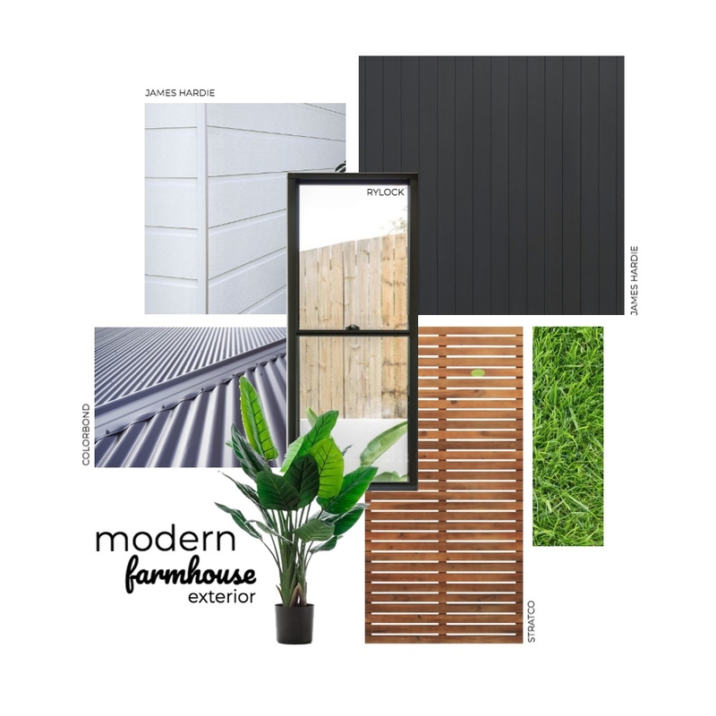 Modern Farmhouse Exterior Mood Board by Sprinkles of Joy on Style Sourcebook