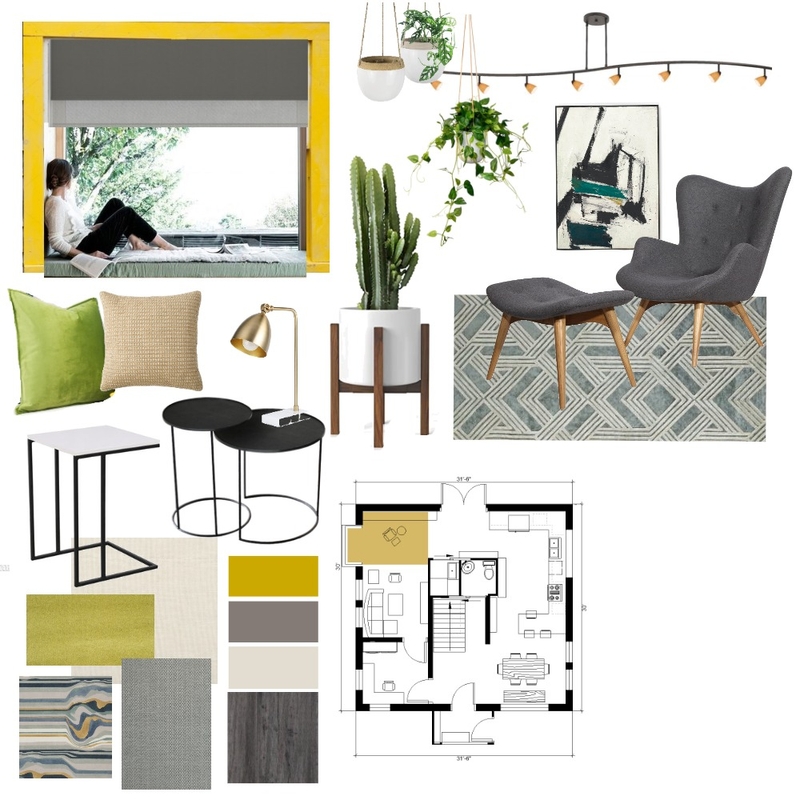 Reading Area Mood Board by Valeria on Style Sourcebook
