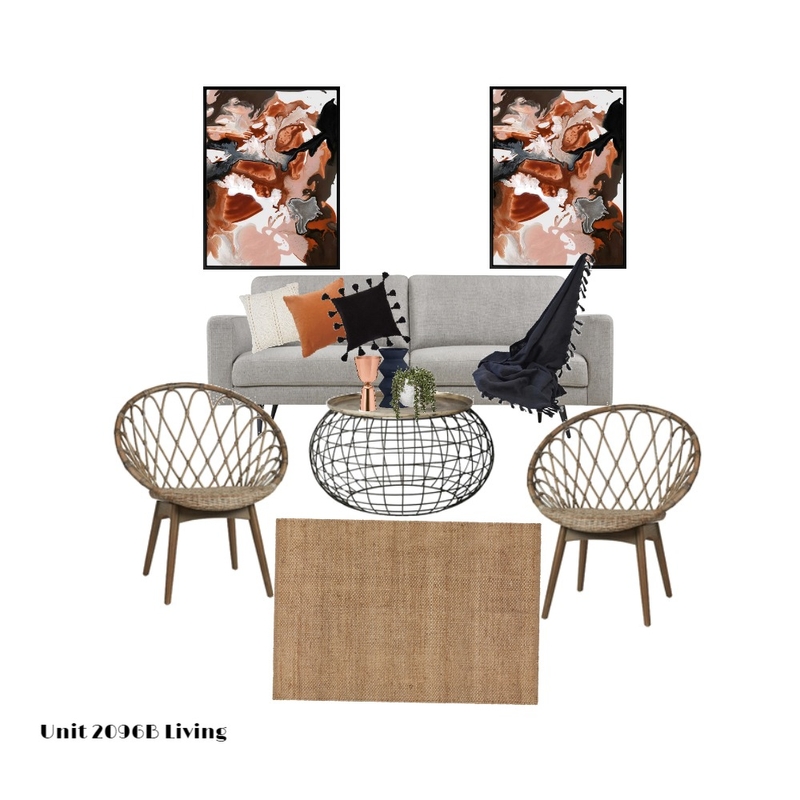 Unit 2096B Living Mood Board by MimRomano on Style Sourcebook