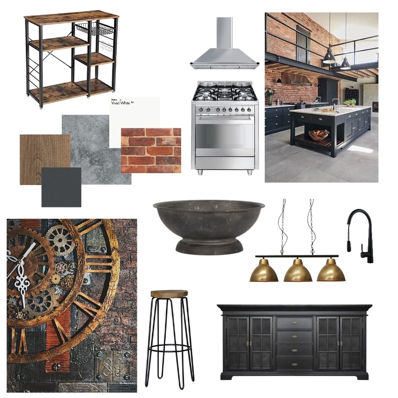 Industrial Kitchen Mood Board by misshell33 on Style Sourcebook